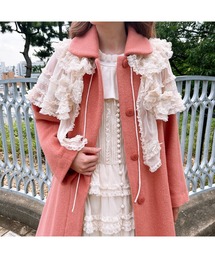 ピンクハウス アイボリー リボン付き 長袖ニットセーター PINK HOUSE