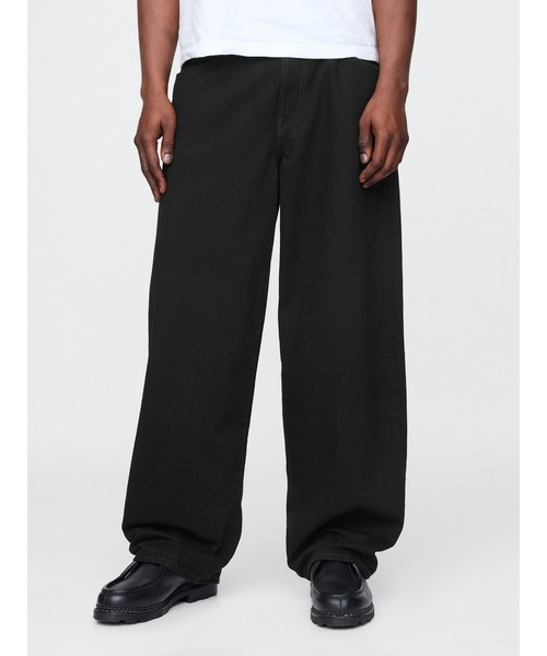 GAPスーパーバギーデニム　ブラック　32w32l セール】スーパーバギーデニム ブラック（デニムパンツ）｜GAP