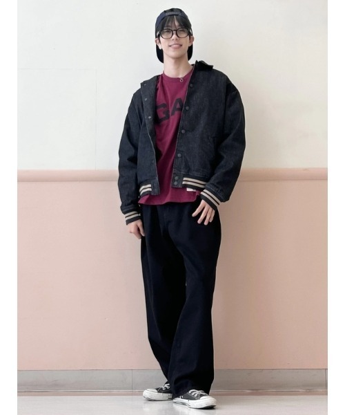 大人気！　 SUPER BAGGY デニムパンツ 32/30 ブラック セール】スーパーバギーデニム ブラック（デニムパンツ）｜GAP