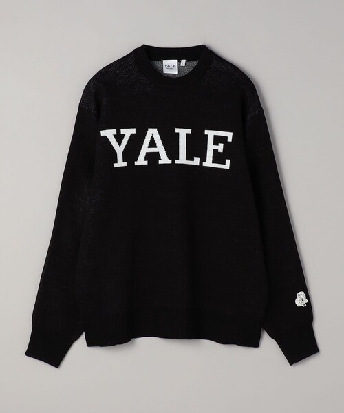 coen（コーエン）の「YALE別注ロゴクルーネックニット（ニット/セーター・メンズ・ブラック・M/L/XL）」の10枚目の写真