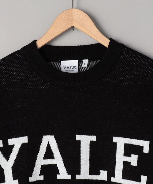 coen（コーエン）の「YALE別注ロゴクルーネックニット（ニット/セーター・メンズ・ブラック・M/L/XL）」の8枚目の写真