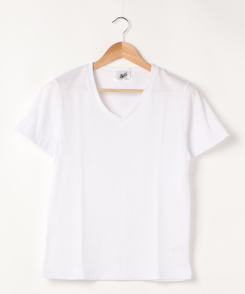 ARCHIVER(アーカイバ)の「サーマル半袖VネックTシャツ(Tシャツ/カットソー・メンズ・ネイビー/ブラック/カーキ/ホワイト・LARGE/MEDIUM/X-LARGE)」の7枚目の写真