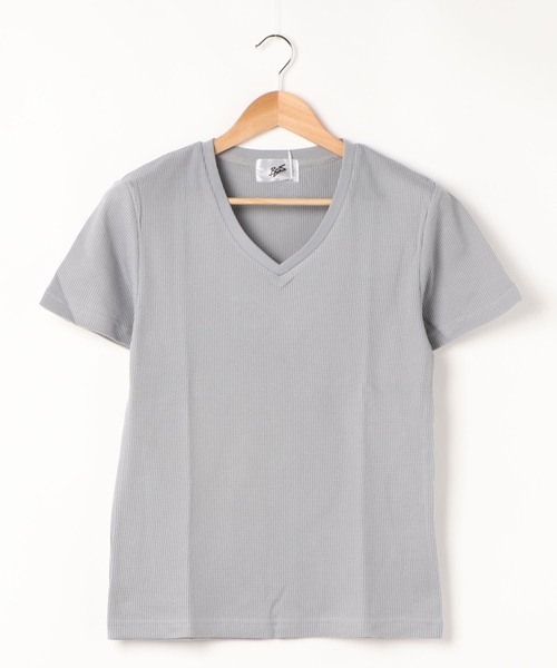 ARCHIVER(アーカイバ)の「サーマル半袖VネックTシャツ(Tシャツ/カットソー・メンズ・ネイビー/ブラック/カーキ/ホワイト・LARGE/MEDIUM/X-LARGE)」の11枚目の写真