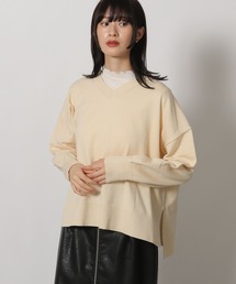 LAKOLE | 12ゲージVネックニットプルオーバー / 231672(ニット/セーター)