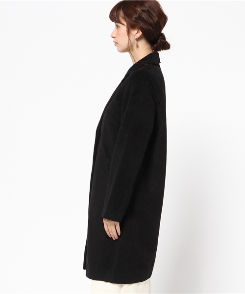 Chille anap(チルアナップ)の「ANAP/アナップ CHILLE ロング丈チェスターコート(チェスターコート・レディース・アイボリー/ブラック/ダークグレー/ネイビー/グレー・FREE)」の7枚目の写真