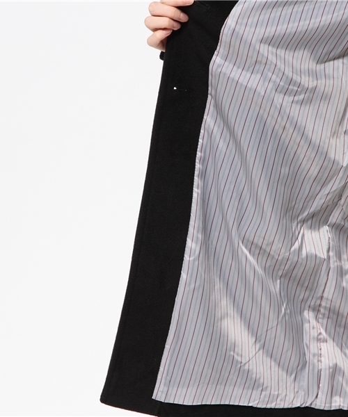 Chille anap(チルアナップ)の「ANAP/アナップ CHILLE ロング丈チェスターコート(チェスターコート・レディース・アイボリー/ブラック/ダークグレー/ネイビー/グレー・FREE)」の18枚目の写真