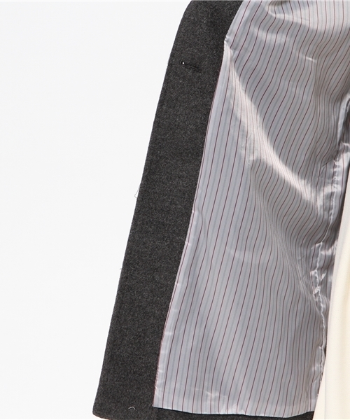 Chille anap(チルアナップ)の「ANAP/アナップ CHILLE ロング丈チェスターコート(チェスターコート・レディース・アイボリー/ブラック/ダークグレー/ネイビー/グレー・FREE)」の10枚目の写真