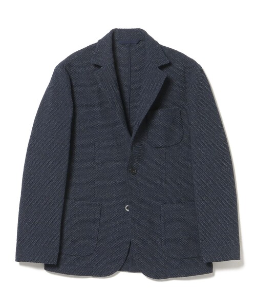 セール】メランジニット ジャケット（S～XL）（テーラード