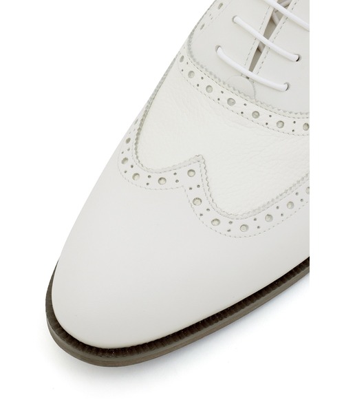 HIGH STREET(ハイストリート)の「HIGH STREET∴ウイングチップコンビシューズ(その他シューズ・メンズ・ホワイト・L/M/S)」の4枚目の写真