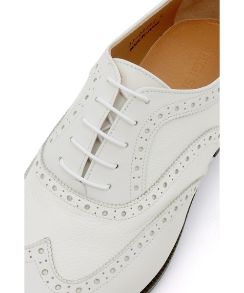 HIGH STREET(ハイストリート)の「HIGH STREET∴ウイングチップコンビシューズ(その他シューズ・メンズ・ホワイト・L/M/S)」の5枚目の写真