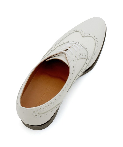 HIGH STREET(ハイストリート)の「HIGH STREET∴ウイングチップコンビシューズ(その他シューズ・メンズ・ホワイト・L/M/S)」の6枚目の写真