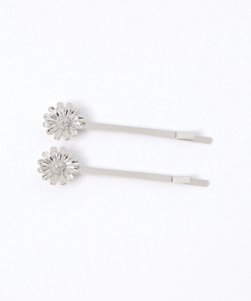niko and...(ニコアンド)の「フラワー2SETヘアピン(ヘアピン・レディース・イエロー/グレー・0)」の6枚目の写真