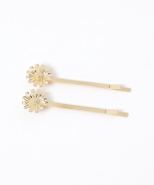 niko and...(ニコアンド)の「フラワー2SETヘアピン(ヘアピン・レディース・イエロー/グレー・0)」の7枚目の写真