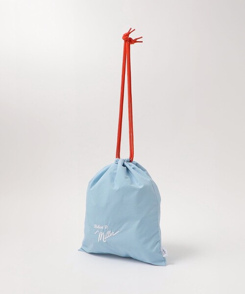 green label relaxing(グリーンレーベルリラクシング)の「【別注】<Robert P. Miller>巾着 バッグ(Lサイズ) / キッズ(エコバッグ/サブバッグ・キッズ・ライトブルー/ライラック・FREE)」の5枚目の写真