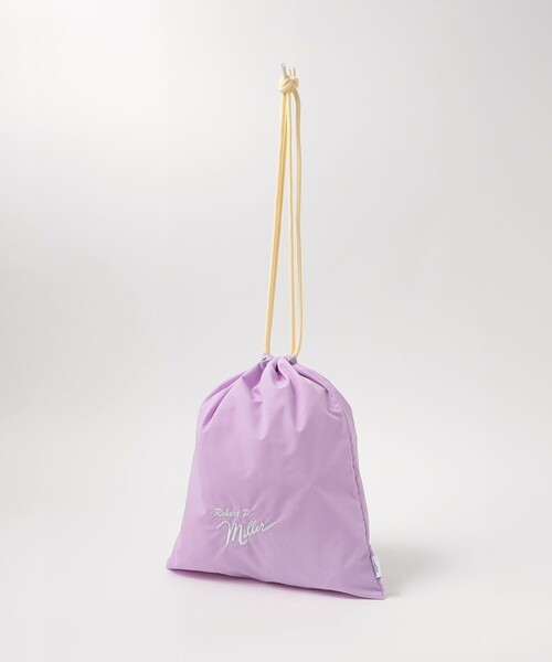 green label relaxing(グリーンレーベルリラクシング)の「【別注】<Robert P. Miller>巾着 バッグ(Lサイズ) / キッズ(エコバッグ/サブバッグ・キッズ・ライトブルー/ライラック・FREE)」の11枚目の写真