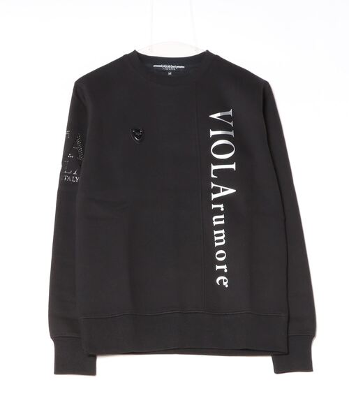 VIOLA(ヴィオラ)の「『VIOLA rumore/ヴィオラ ルモーレ』切替配色プルオーバートレーナー(スウェット・メンズ・ブラック/ブラック×ホワイト/ホワイト・XL/L/M)」の22枚目の写真
