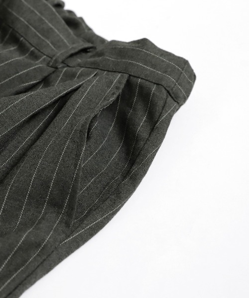 antiqua（アンティカ）の「ストライプタックパンツ（その他パンツ・レディース・グレー/ブラック・MEDIUM/LARGE）」の19枚目の写真