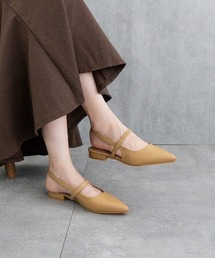 フラットストラップスリッパ