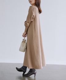 COHINA | バルーンスリーブニットワンピース 【低身長・小柄女性】(ワンピース)