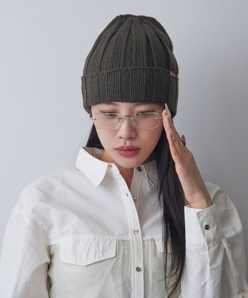 newhattan（ニューハッタン）の「【NEWHATTAN】アクリルニットキャップ NWHT-H3062 MURS（ニットキャップ/ビーニー・メンズ・グレー/カーキ/オリーブ/バーガンディー/レッド/ホワイト/ダークグレー/ブラック/オレンジ・FREE）」の5枚目の写真