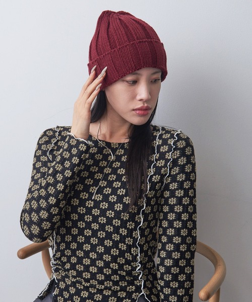 newhattan（ニューハッタン）の「【NEWHATTAN】アクリルニットキャップ NWHT-H3062 MURS（ニットキャップ/ビーニー・メンズ・グレー/カーキ/オリーブ/バーガンディー/レッド/ホワイト/ダークグレー/ブラック/オレンジ・FREE）」の15枚目の写真