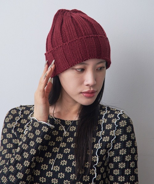 newhattan（ニューハッタン）の「【NEWHATTAN】アクリルニットキャップ NWHT-H3062 MURS（ニットキャップ/ビーニー・メンズ・グレー/カーキ/オリーブ/バーガンディー/レッド/ホワイト/ダークグレー/ブラック/オレンジ・FREE）」の13枚目の写真