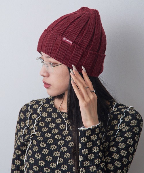 newhattan（ニューハッタン）の「【NEWHATTAN】アクリルニットキャップ NWHT-H3062 MURS（ニットキャップ/ビーニー・メンズ・グレー/カーキ/オリーブ/バーガンディー/レッド/ホワイト/ダークグレー/ブラック/オレンジ・FREE）」の12枚目の写真