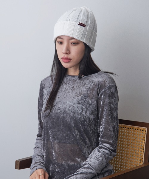 newhattan（ニューハッタン）の「【NEWHATTAN】アクリルニットキャップ NWHT-H3062 MURS（ニットキャップ/ビーニー・メンズ・グレー/カーキ/オリーブ/バーガンディー/レッド/ホワイト/ダークグレー/ブラック/オレンジ・FREE）」の21枚目の写真