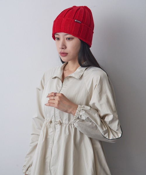 newhattan（ニューハッタン）の「【NEWHATTAN】アクリルニットキャップ NWHT-H3062 MURS（ニットキャップ/ビーニー・メンズ・グレー/カーキ/オリーブ/バーガンディー/レッド/ホワイト/ダークグレー/ブラック/オレンジ・FREE）」の10枚目の写真