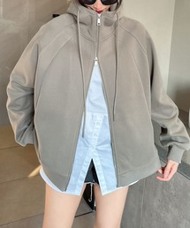 ダブルジップパーカー