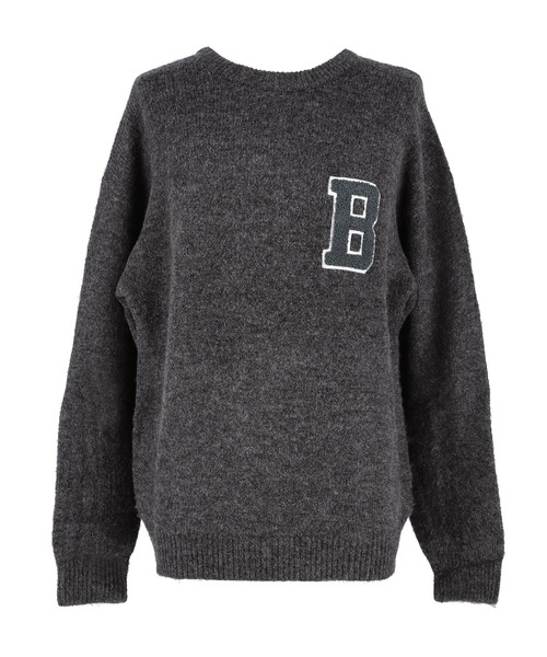 セール】モヘヤ風レタードニットトップス（ニット/セーター）｜coca