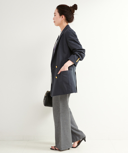 B.C STOCK(ベーセーストック)の「カットソーリブパンツ(その他パンツ・レディース・グレー/ブラック/ブラウン・FREE)」の16枚目の写真