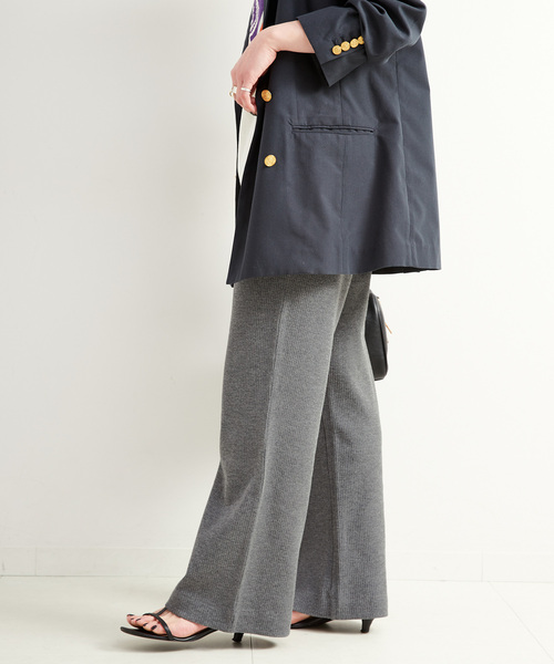 B.C STOCK(ベーセーストック)の「カットソーリブパンツ(その他パンツ・レディース・グレー/ブラック/ブラウン・FREE)」の19枚目の写真