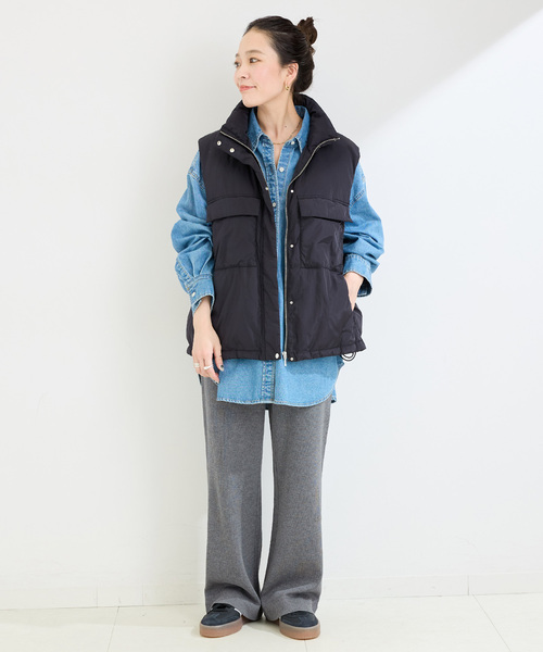 B.C STOCK(ベーセーストック)の「カットソーリブパンツ(その他パンツ・レディース・グレー/ブラック/ブラウン・FREE)」の21枚目の写真