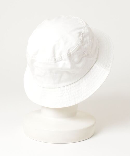 新品⭐️タグ付き❤️S サイズ ANEW ロゴ　バケハ　ホワイトリバーシブル ロゴ ツイル バケットハット（ハット）｜FIRST DOWN（ファースト