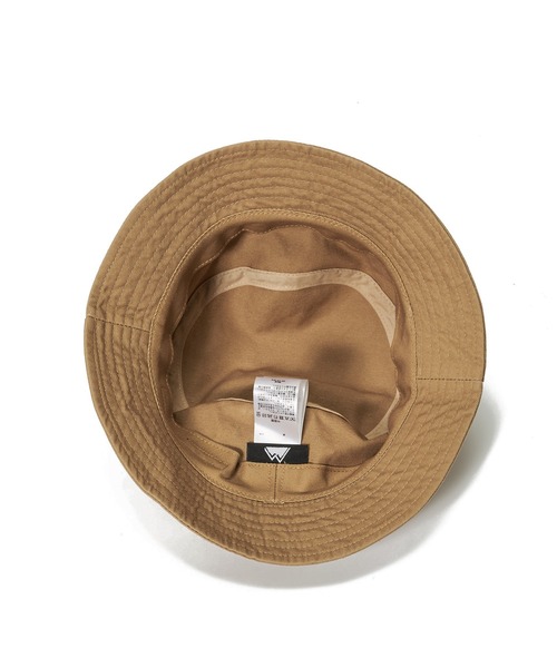 FIRST DOWN（ファーストダウン）の「ロゴ ツイル バケットハット（ハット・メンズ・ベージュ/ホワイト/ブラック・F）」の5枚目の写真