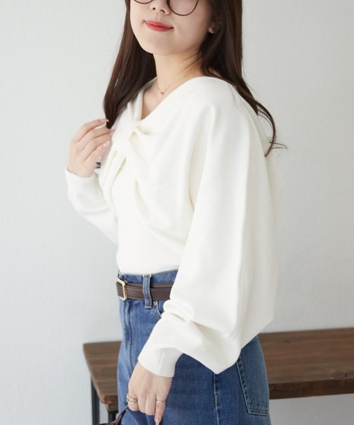 pium リボンニット×ギンガムキャミセット リボンニット×ギンガムキャミセット – pium