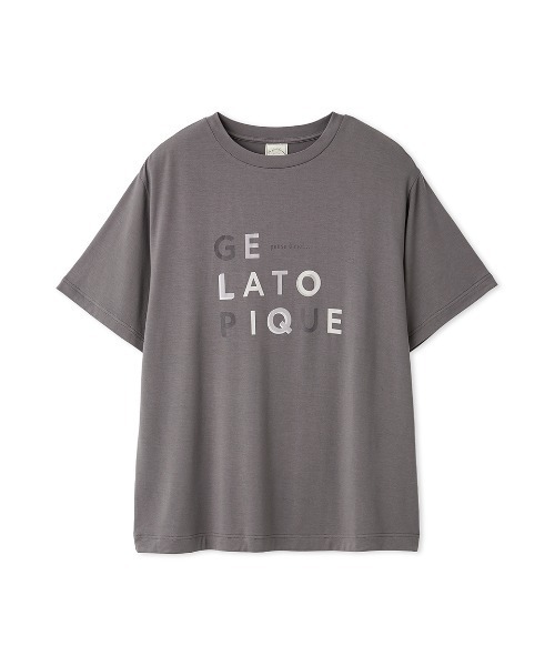 接触冷感】レーヨンロゴワンポイントTシャツ（ルームウェア