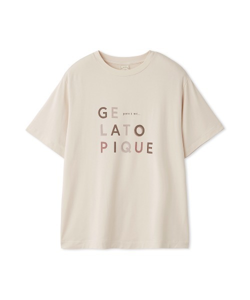 【接触冷感】レーヨンロゴワンポイントTシャツ& ハーフパンツ 接触冷感】レーヨンロゴワンポイントTシャツ& ハーフパンツ