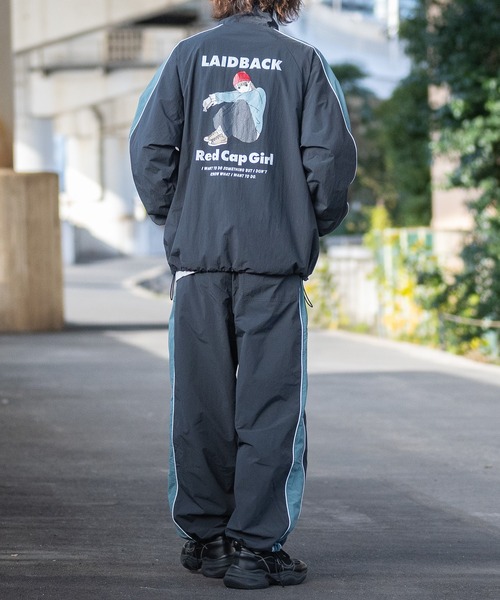 Red Cap Girl（レッドキャプガール）の「【a-r】〔RedCapGirl/レッドキャップガール〕サークルロゴ刺繍 サイドライン ナイロンカーゴパンツ（その他パンツ・メンズ・チャコールグレー/ネイビー/ライトグレー/ブラック・LARGE/MEDIUM）」の22枚目の写真