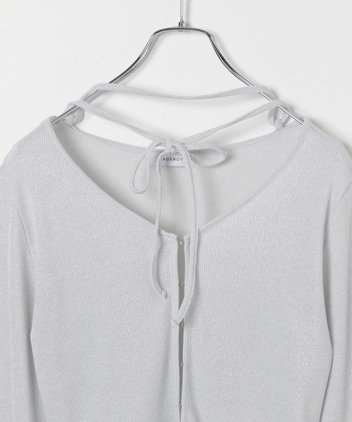 PAGEBOY（ページボーイ）の「キラキラカットホックカーディガン