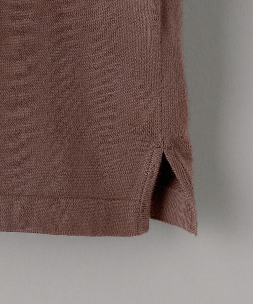 BEAUTY&YOUTH UNITED ARROWS(ビューティーアンドユースユナイテッドアローズ)の「コットン ボタン ポロニット プルオーバー -ウォッシャブル-(ニット/セーター・レディース・ダークブラウン/ネイビー/ナチュラル・FREE)」の20枚目の写真