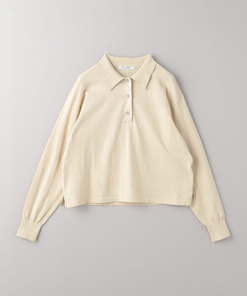BEAUTY&YOUTH UNITED ARROWS(ビューティーアンドユースユナイテッドアローズ)の「コットン ボタン ポロニット プルオーバー -ウォッシャブル-(ニット/セーター・レディース・ダークブラウン/ネイビー/ナチュラル・FREE)」の22枚目の写真
