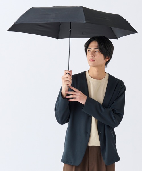 FLO(A)TUS（フロータス）の「折りたたみ傘 超撥水 軽量 UV 無地 ”フロータス55cm”（折りたたみ傘・レディース・ライトグリーン/ライトグレー/ブラック/ベビーピンク/ダークブルー/オフホワイト・FREE）」の16枚目の写真