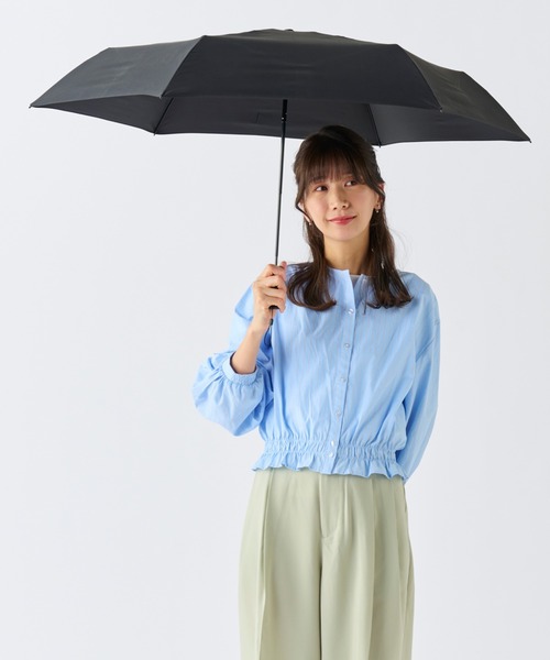 FLO(A)TUS（フロータス）の「折りたたみ傘 超撥水 軽量 UV 無地 ”フロータス55cm”（折りたたみ傘・レディース・ライトグリーン/ライトグレー/ブラック/ベビーピンク/ダークブルー/オフホワイト・FREE）」の18枚目の写真