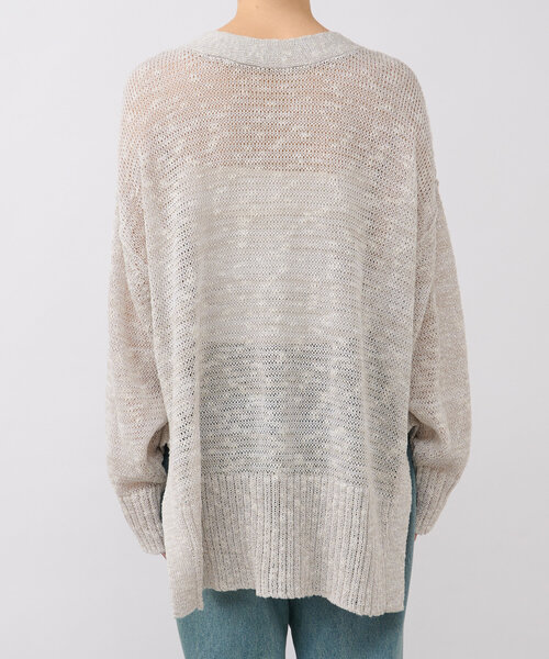 RIVE DROITE（リヴドロワ）の「【名品リバイバル/手洗い可】NEWサイドスリットカーデ（カーディガン/ボレロ・レディース・レッド/グレー/ベージュ・FREE）」の16枚目の写真