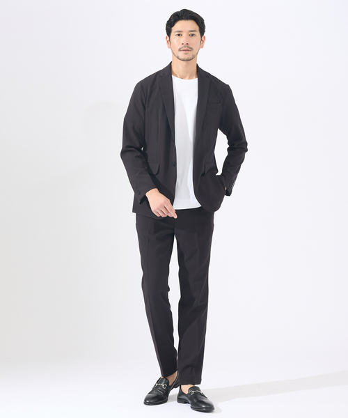 ABAHOUSE GRAY（アバハウスグレイ）の「【セットアップ対応】シルキータッチ ウォッシャブル  スラックス（スラックス・メンズ・モカ/ネイビー/ブラック/チャコールグレー・44/46/48/50）」の16枚目の写真