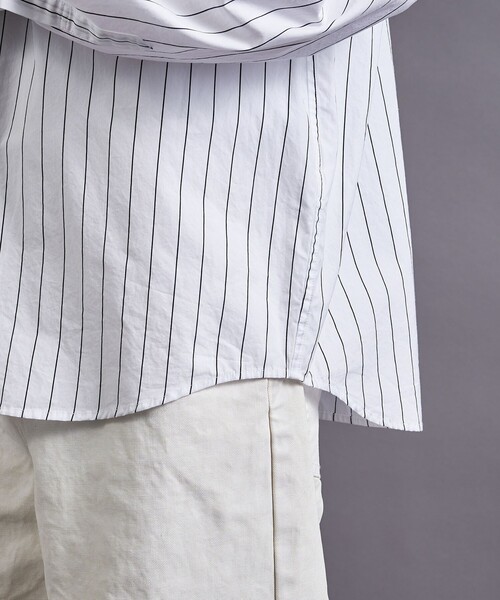 MONKEY TIME(モンキータイム)の「ガーメントダイ タイプライター シャツ(シャツ/ブラウス・メンズ・オフホワイト/ブラック/ピンク・S/M/L/XL)」の14枚目の写真