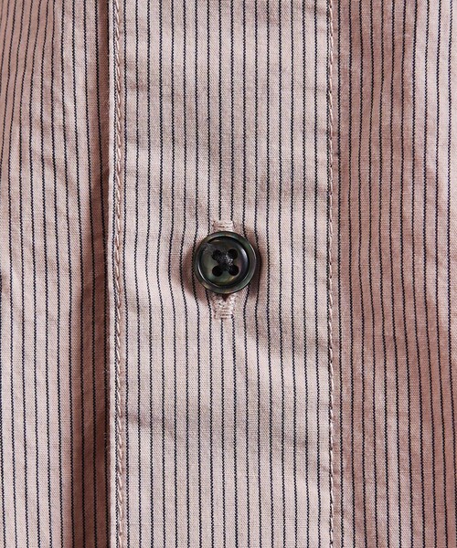 MONKEY TIME(モンキータイム)の「ガーメントダイ タイプライター シャツ(シャツ/ブラウス・メンズ・オフホワイト/ブラック/ピンク・S/M/L/XL)」の17枚目の写真