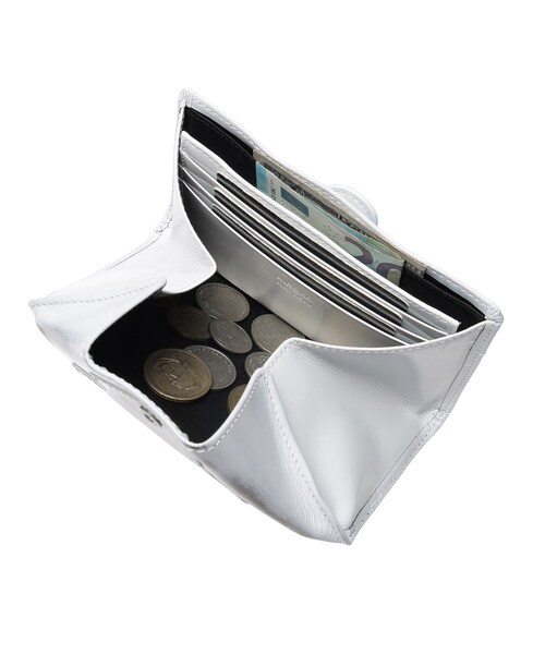 HIROKO HAYASHI（ヒロコハヤシ）の「GELA（ジェーラ）マルチ財布（財布・レディース・ライトグレー系3・00）」の7枚目の写真